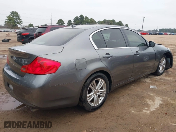 2013 Infiniti G37 Journey with VIN JN1CV6AP2DM726053, listed as a IAAI auction lot 41500122 with 119,409 mi miles. Bid and sale history available at carsss.com. Image 4.