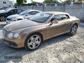 2013 Bentley Continental GT with VIN SCBGR3ZA0DC078755, listed as a Copart auction lot 51080333 with 28,361 mi miles and . Bid and sale history available at DreamBid. Image 1.