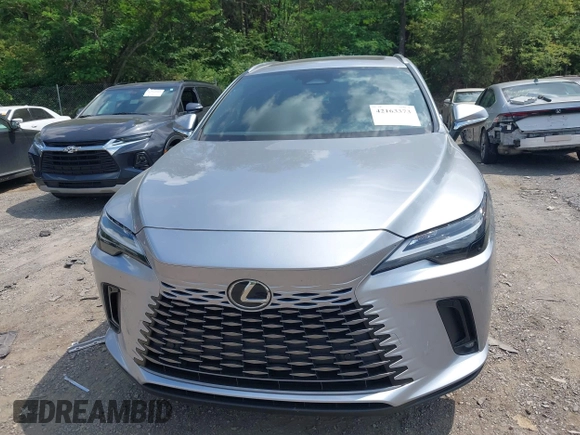 2024 Lexus RX 350 with VIN JTJCHMAAXR2020243, listed as a IAAI auction lot 42163373 with 6,970 mi miles and . Bid and sale history available at DreamBid. Image 12.