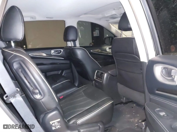 2017 Infiniti QX60 with VIN 5N1DL0MM2HC530837, listed as a IAAI auction lot 41757672 with 49,036 mi miles. Bid and sale history available at carsss.com. Image 8.