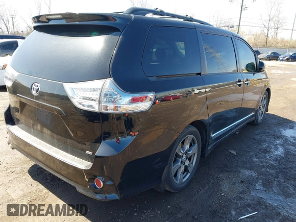 2017 Toyota Sienna SE with VIN 5TDXZ3DC2HS891864, listed as a IAAI auction lot 41814327 with 135,879 mi miles and . Bid and sale history available at DreamBid. Image 4.
