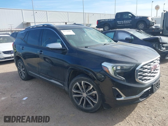 2019 GMC Terrain Denali z VIN 3GKALSEX8KL196647, wystawiony jako IAAI lot #41776987 z przebiegiem 119 829 mil mil oraz . Historia ofert i sprzedaży dostępna na DreamBid. Obrazek 1.