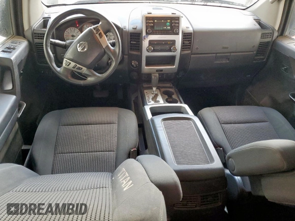 2013 Nissan Titan SV with VIN 1N6AA0EC4DN313935, listed as a Copart auction lot 57950695 with 246,851 mi miles and Salvage title. Bid and sale history available at DreamBid. Image 8.