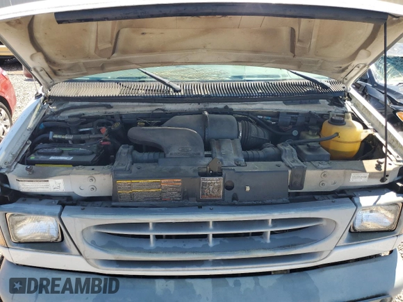 1998 Ford Econoline Wagon XL z VIN 1FBSS31L6WHB61464, wystawiony jako Copart lot #53628534 z przebiegiem 115 866 mil mil oraz Szkoda całkowita • Salvage title. Historia ofert i sprzedaży dostępna na DreamBid. Obrazek 12.
