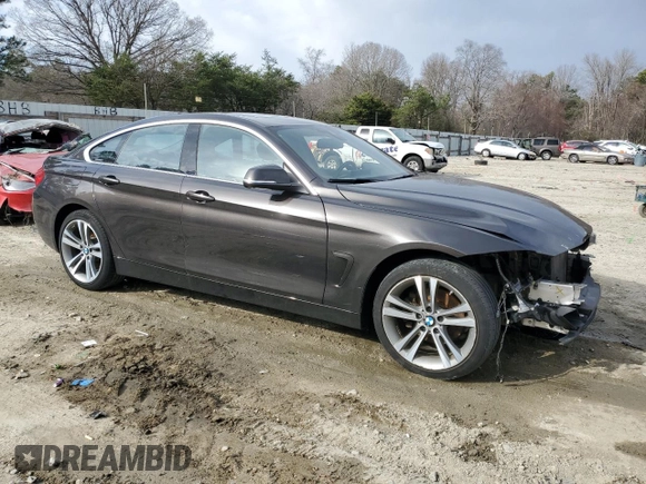 2017 BMW 4 Series 430i xDrive z VIN WBA4F9C3XHG812139, wystawiony jako Copart lot #49584455 z przebiegiem 102 906 mil mil oraz Szkoda całkowita • Salvage title. Historia ofert i sprzedaży dostępna na DreamBid. Obrazek 4.