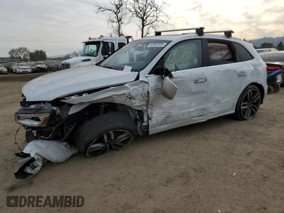 2015 Audi SQ5 Premium Plus with VIN WA1CGBFP2FA089530, listed as a Copart auction lot 42582305 with 136,449 mi miles and Salvage title. Bid and sale history available at DreamBid. Image 1.
