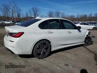 2020 BMW 3 Series M340i xDrive with VIN WBA5U9C08LFH80325, listed as a Copart auction lot 47412155 with Not Provided miles and Salvage Title. Bid and sale history available at DreamBid. Image 3.