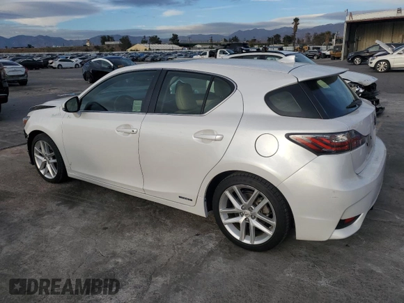 2017 Lexus CT with VIN JTHKD5BH6H2286190, listed as a Copart auction lot 82526254 with 82,565 mi miles and Salvage Title. Bid and sale history available at carsss.com. Image 2.