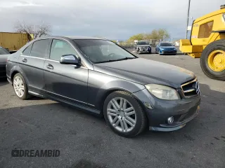 2009 Mercedes-Benz C 300 Sport with VIN WDDGF54XX9R062859, listed as a Copart auction lot 51638665 with 132,065 mi miles and Salvage Title. Bid and sale history available at DreamBid. Image 4.