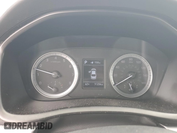 2018 Hyundai Sonata SE z VIN 5NPE24AF7JH709989, wystawiony jako Copart lot #57384625 z przebiegiem 91 236 mil mil oraz Szkoda całkowita • Salvage title. Historia ofert i sprzedaży dostępna na DreamBid. Obrazek 9.