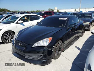 2011 Hyundai Genesis Coupe z VIN KMHHT6KD1BU052192, wystawiony jako Copart lot #47523945 z przebiegiem 123 709 mil mil oraz Szkoda całkowita • Salvage title. Historia ofert i sprzedaży dostępna na DreamBid. Obrazek 1.
