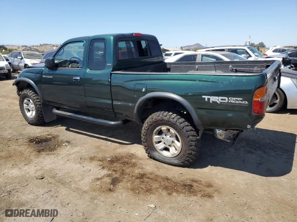 2000 Toyota Tacoma PreRunner with VIN 5TESN92N6YZ715190, listed as a Copart auction lot 69056194 with 334,299 mi miles and Salvage Title. Bid and sale history available at carsss.com. Image 2.