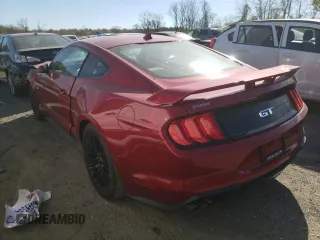 2022 Ford Mustang GT with VIN 1FA6P8CF4N5120310, listed as a Copart auction lot 66706332 with 30 mi miles. Bid and sale history available at carsss.com. Image 3.
