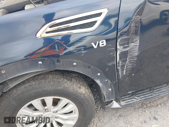 2019 Nissan Armada SL z VIN JN8AY2NDXK9090524, wystawiony jako IAAI lot #42138072 z przebiegiem 159 578 mil mil oraz . Historia ofert i sprzedaży dostępna na DreamBid. Obrazek 6.