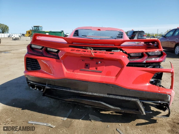 2023 Chevrolet Corvette 2LT with VIN 1G1YB2D44P5116636, listed as a Copart auction lot 74525944 with NaN miles and Salvage Title. Bid and sale history available at carsss.com. Image 6.