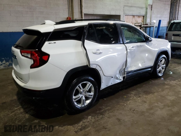 2023 GMC Terrain SLE with VIN 3GKALTEG1PL112360, listed as a Copart auction lot 82556414 with 16,135 mi miles and Salvage Title. Bid and sale history available at DreamBid. Image 3.