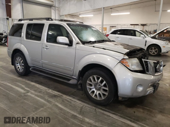 2010 Nissan Pathfinder LE with VIN 5N1AR1NB2AC612478, listed as a Copart auction lot 61053515 with Not provided miles and Non repairable. Bid and sale history available at DreamBid. Image 4.