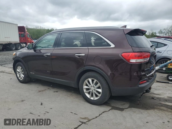 2016 Kia Sorento LX with VIN 5XYPGDA53GG029735, listed as a Copart auction lot 54059235 with 109,834 mi miles and Salvage Title. Bid and sale history available at carsss.com. Image 2.