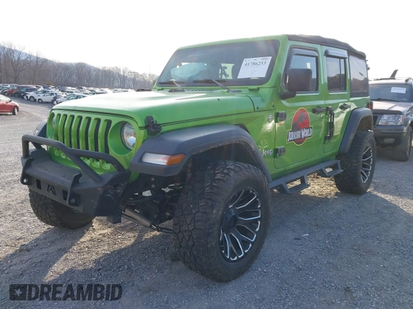 2018 Jeep Wrangler Unlimited Sport с VIN 1C4HJXDN6JW293075, выставлен на аукционе IAAI как лот 41786253 с пробегом 87 187 миль миль и . История ставок и продаж доступна на DreamBid. Изображение 6.