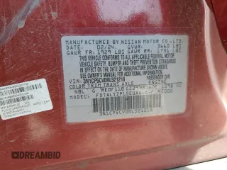 2024 Nissan Kicks SV z VIN 3N1CP5CV0RL521218, wystawiony jako Copart lot #56801265 z przebiegiem 128 784 mil mil oraz Szkoda całkowita • Salvage title. Historia ofert i sprzedaży dostępna na DreamBid. Obrazek 13.