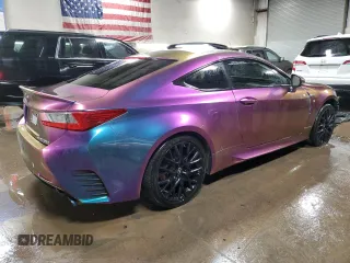 2017 Lexus RC 350 with VIN JTHSE5BC1H5007826, listed as a Copart auction lot 85651624 with 76,539 mi miles and Salvage title. Bid and sale history available at DreamBid. Image 3.