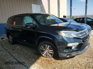 2017 Honda Pilot EX-L with VIN 5FNYF5H57HB018717, listed as a Copart auction lot 42813595 with 62,123 mi miles and Salvage Title. Bid and sale history available at carsss.com. Image 4.