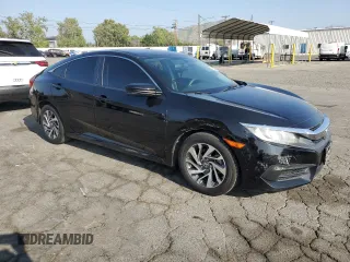 2016 Honda Civic EX with VIN 2HGFC2F74GH561164, listed as a Copart auction lot 54536215 with 86,445 mi miles and Salvage Title. Bid and sale history available at DreamBid. Image 4.