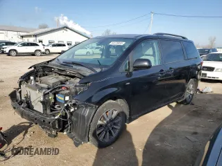 2020 Toyota Sienna LE с VIN 5TDJZ3DC1LS240014, выставлен на аукционе Copart как лот 44578935 с пробегом 136 892 миль миль и Списание • Salvage title. История ставок и продаж доступна на DreamBid. Изображение 1.