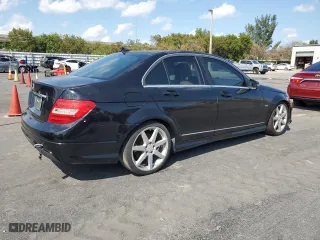2012 Mercedes-Benz C-Class C 250 Sport with VIN WDDGF4HB3CR212102, listed as a Copart auction lot 50461655 with 132,067 mi miles and Clean Title. Bid and sale history available at carsss.com. Image 3.