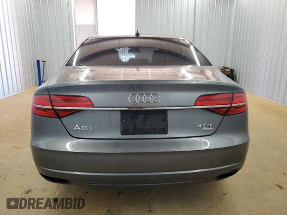 2016 Audi A8 L 4.0T Sport with VIN WAU43AFD5GN010106, listed as a Copart auction lot 48551645 with 154,079 mi miles and Clean Title. Bid and sale history available at carsss.com. Image 6.
