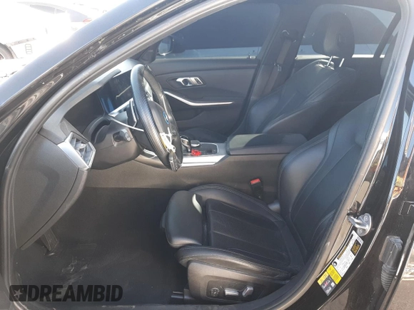 2022 BMW 3 Series 330e with VIN 3MW5P7J02N8C63335, listed as a Copart auction lot 43612135 with 8,535 mi miles and Salvage Title. Bid and sale history available at carsss.com. Image 7.