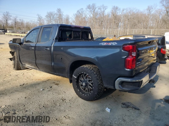 2020 Chevrolet Silverado 1500 LT with VIN 1GCVYDED8LZ240396, listed as a Copart auction lot 46562905 with 0 mi miles and Salvage Title. Bid and sale history available at carsss.com. Image 2.