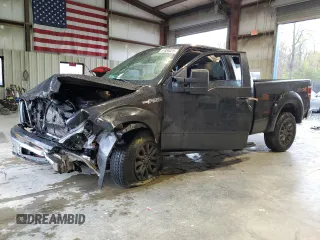 2010 Ford F-150 XL with VIN 1FTEX1E83AFA07593, listed as a Copart auction lot 51984025 with 210,405 mi miles and Salvage Title. Bid and sale history available at carsss.com. Image 1.
