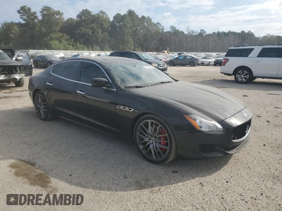 2014 Maserati Quattroporte GTS z VIN ZAM56PPA3E1081181, wystawiony jako Copart lot #77432944 z przebiegiem 33 877 mil mil oraz Czysty tytuł • Clean title. Historia ofert i sprzedaży dostępna na DreamBid. Obrazek 4.