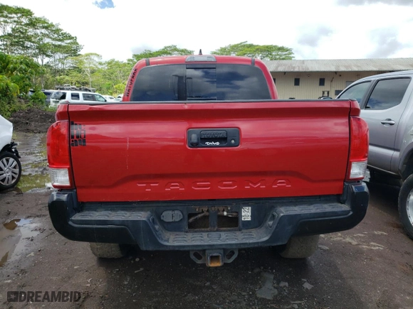 2017 Toyota Tacoma SR5 with VIN 3TMCZ5AN1HM066723, listed as a Copart auction lot 48698654 with 127,071 mi miles and Salvage Title. Bid and sale history available at carsss.com. Image 6.