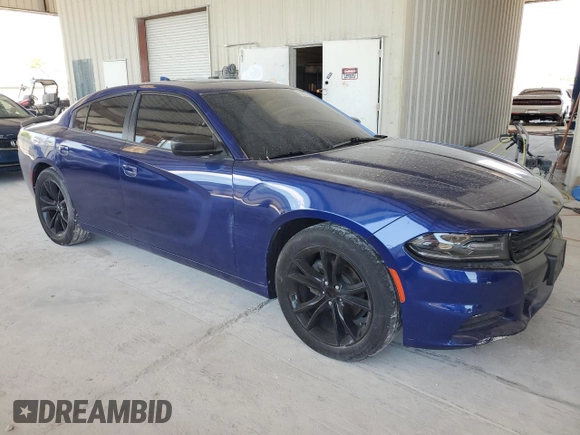 2018 Dodge Charger SXT Plus with VIN 2C3CDXHG1JH252966, listed as a Copart auction lot 56351885 with Not Provided miles and Salvage Title. Bid and sale history available at DreamBid. Image 4.