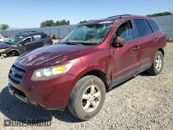 2007 Hyundai Santa Fe GLS with VIN 5NMSG13D37H005471, listed as a Copart auction lot 58399085 with 194,449 mi miles and Non repairable. Bid and sale history available at DreamBid. Image 1.