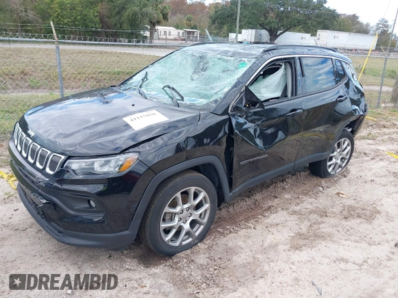 2022 Jeep Compass Latitude Lux с VIN 3C4NJDFB1NT118412, выставлен на аукционе IAAI как лот 41115850 с пробегом Не указан миль и . История ставок и продаж доступна на DreamBid. Изображение 16.