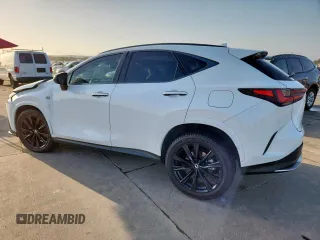 2022 Lexus NX 350 F Sport with VIN JTJKGCEZXN5003962, listed as a Copart auction lot 61621075 with 32,221 mi miles and Salvage title. Bid and sale history available at DreamBid. Image 2.