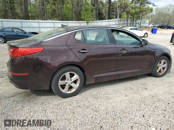 2015 Kia Optima LX with VIN 5XXGM4A70FG431824, listed as a Copart auction lot 51969595 with 130,205 mi miles and Salvage Title. Bid and sale history available at DreamBid. Image 3.