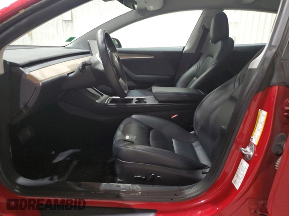 2023 Tesla Model 3 with VIN 5YJ3E1EA8PF448830, listed as a Copart auction lot 54058455 with 47,395 mi miles and Clean Title. Bid and sale history available at DreamBid. Image 7.