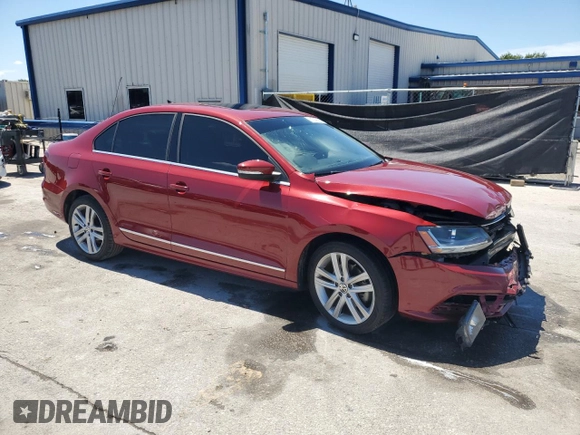2017 Volkswagen Jetta SEL with VIN 3VWL17AJ9HM222858, listed as a Copart auction lot 61247685 with 86,819 mi miles and Salvage title. Bid and sale history available at DreamBid. Image 4.