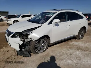 2014 Lexus RX 450h with VIN JTJBC1BA9E2069547, listed as a Copart auction lot 48876185 with 96,633 mi miles and Salvage title. Bid and sale history available at DreamBid. Image 1.