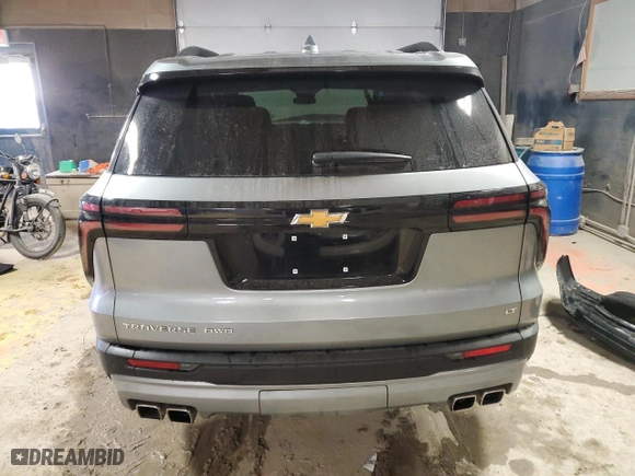 2024 Chevrolet Traverse AWD LT with VIN 1GNEVGKS4RJ166969, listed as a Copart auction lot 45949515 with 14,703 mi miles and Clean Title. Bid and sale history available at carsss.com. Image 6.