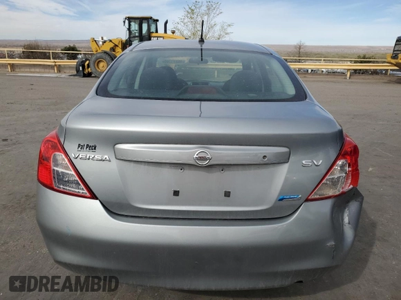 2012 Nissan Versa SV with VIN 3N1CN7AP7CL862564, listed as a Copart auction lot 46271305 with 89,911 mi miles and Salvage Title. Bid and sale history available at carsss.com. Image 6.