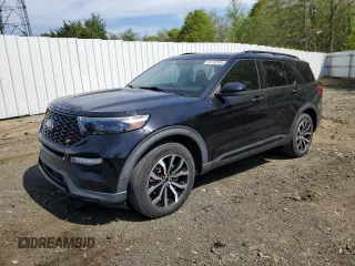 2020 Ford Explorer ST with VIN 1FM5K8GC4LGB19224, listed as a Copart auction lot 54730705 with Not Provided miles and Salvage Title. Bid and sale history available at DreamBid. Image 1.
