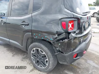 2016 Jeep Renegade Trailhawk with VIN ZACCJBCT2GPD27483, listed as a IAAI auction lot 42818326 with 123,039 mi miles and . Bid and sale history available at DreamBid. Image 6.