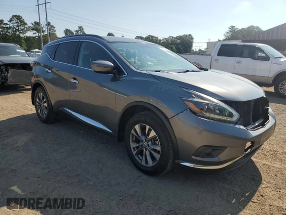 2018 Nissan Murano S z VIN 5N1AZ2MG2JN113445, wystawiony jako Copart lot #59163415 z przebiegiem 159 644 mil mil oraz Szkoda całkowita • Salvage title. Historia ofert i sprzedaży dostępna na DreamBid. Obrazek 4.