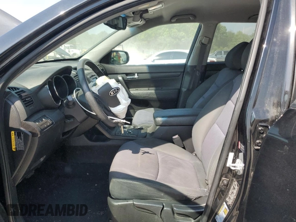 2012 Kia Sorento LX with VIN 5XYKT4A60CG233384, listed as a Copart auction lot 55022945 with 160,141 mi miles and Salvage Title. Bid and sale history available at DreamBid. Image 7.
