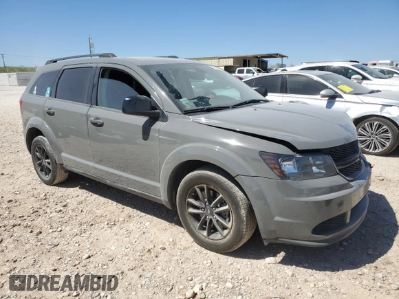 2020 Dodge Journey SE Value with VIN 3C4PDCAB4LT266116, listed as a Copart auction lot 49738395 with Not Provided miles and Salvage Title. Bid and sale history available at carsss.com. Image 4.